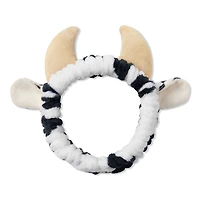 I Dew Care Cow Beauty Routine Spa Headband