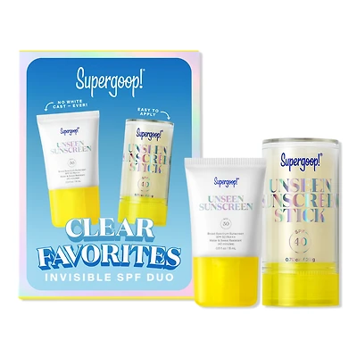 Supergoop! Clear Favorites Invisible SPF Duo