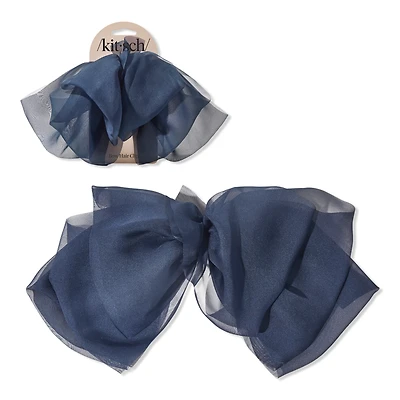 Kitsch Chiffon Bow Hair Clip