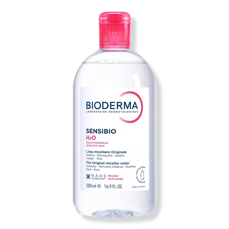 Bioderma Sensibio H2O Micellar Water Face Cleanser for Sensitive Skin - oz
