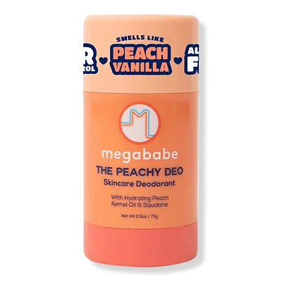 megababe The Peachy Deo Aluminum-Free Skincare Deodorant