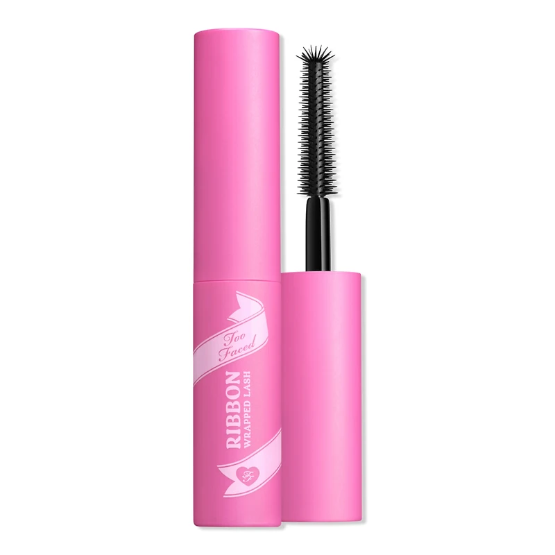 Too Faced Travel Size Ribbon Wrapped Lash Extreme Length Tubing Mascara - Deep Black