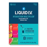 LIQUID I.V. Hydration Multiplier Electrolyte Drink Mix Variety Pack