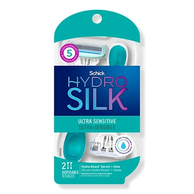 Schick Hydro Silk Ultra Sensitive 5-Blade Disposable Razor