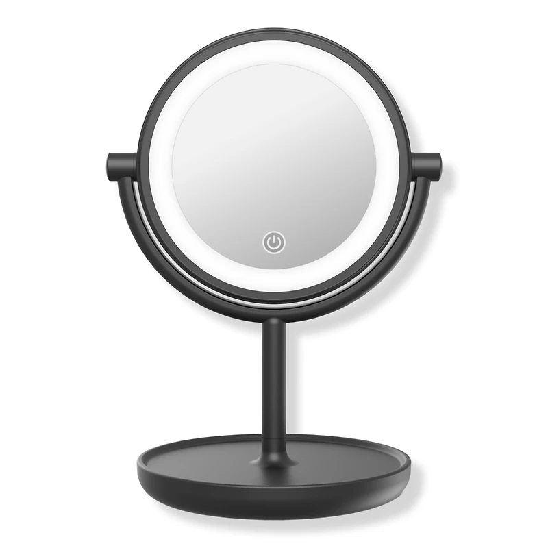 Conair Matte Black Lighted Mirror
