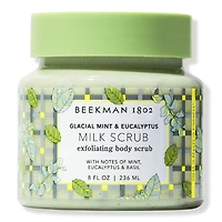 Beekman 1802 Milk Scrub Exfoliating Body Scrub - Glacial Mint & Eucalyptus