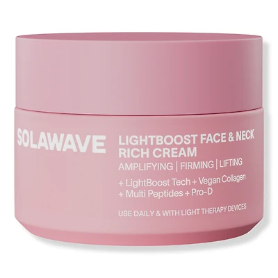 Solawave LightBoost Face & Neck Rich Cream