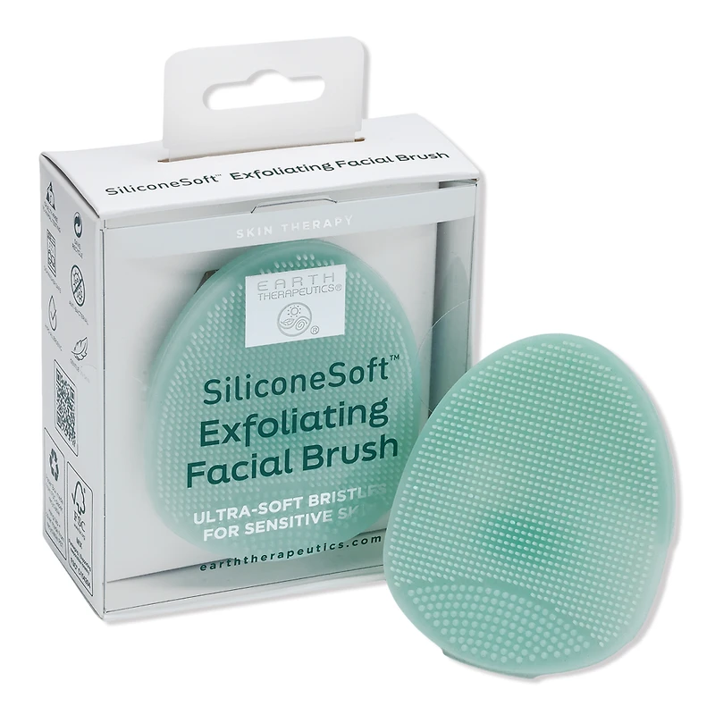 Earth Therapeutics SiliconSoft Exfoliating Facial Brush