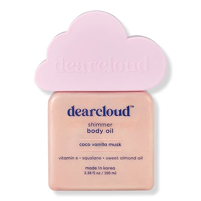 dearcloud Coco Vanilla Musk Shimmer Body Oil