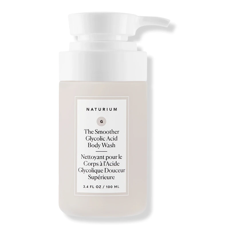 Naturium Travel Size The Smoother Glycolic Acid Exfoliating Body Wash