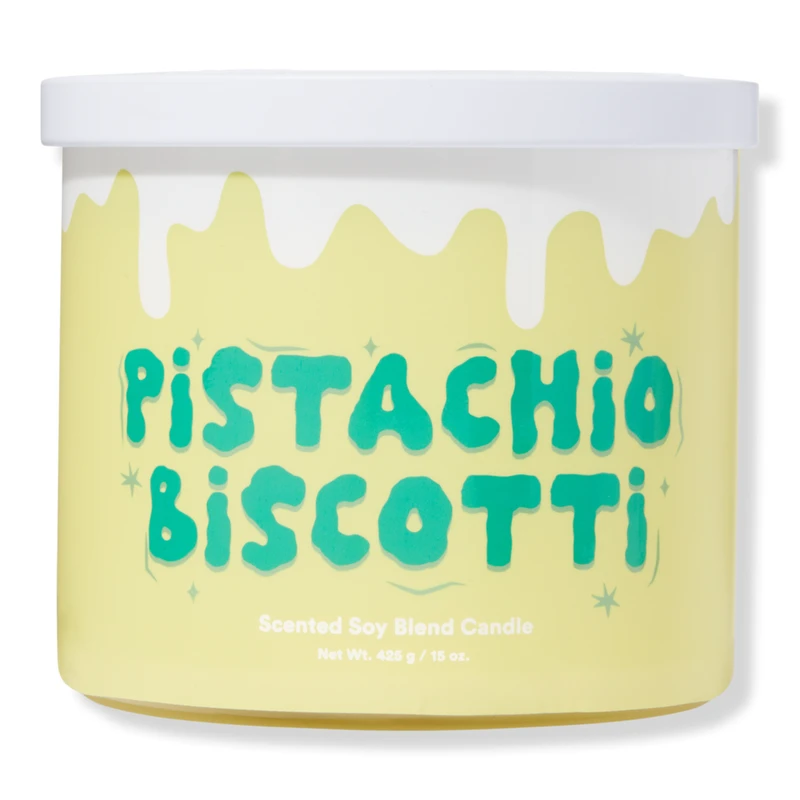 ULTA Beauty Collection Pistachio Biscotti 3-Wick Scented Candle