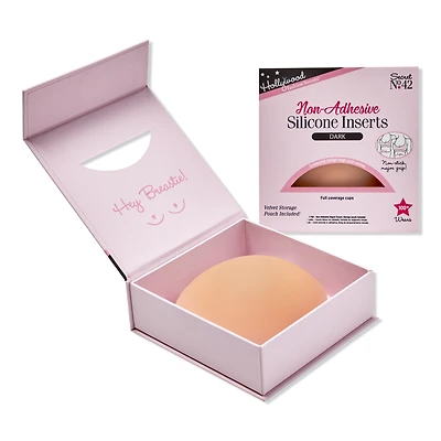 Hollywood Fashion Secrets Non-Adhesive Silicone Inserts, Nipple Concealers