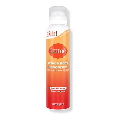 Lume Whole Body Deodorant Invisible Spray - Clean Tangerine