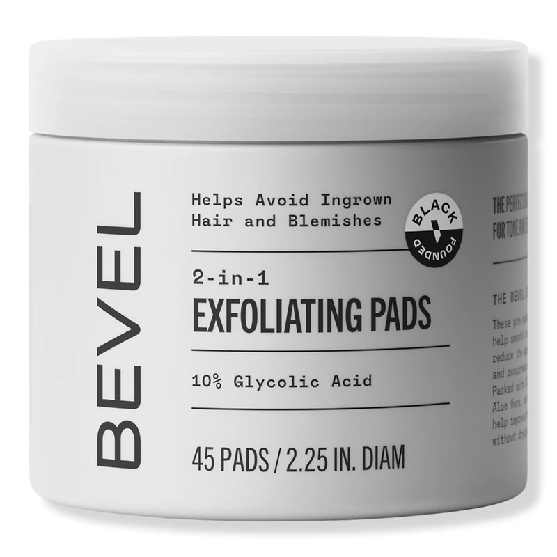 BEVEL Exfoliating Toner Pads