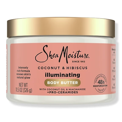 SheaMoisture Coconut & Hibiscus Niacinamide and Pro-Ceramides Illuminating Body Butter