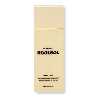 Knours. Koolsol Ultra Light Invisible Mineral Sunscreen Broad Spectrum SPF50