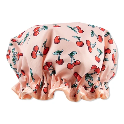 The Vintage Cosmetic Company Cherry Printed Shower Cap