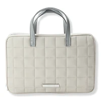 Tartan + Twine Gray Pretty Puffers Weekender
