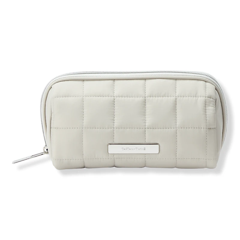 Tartan + Twine Grey Pretty Puffers Pencil Case