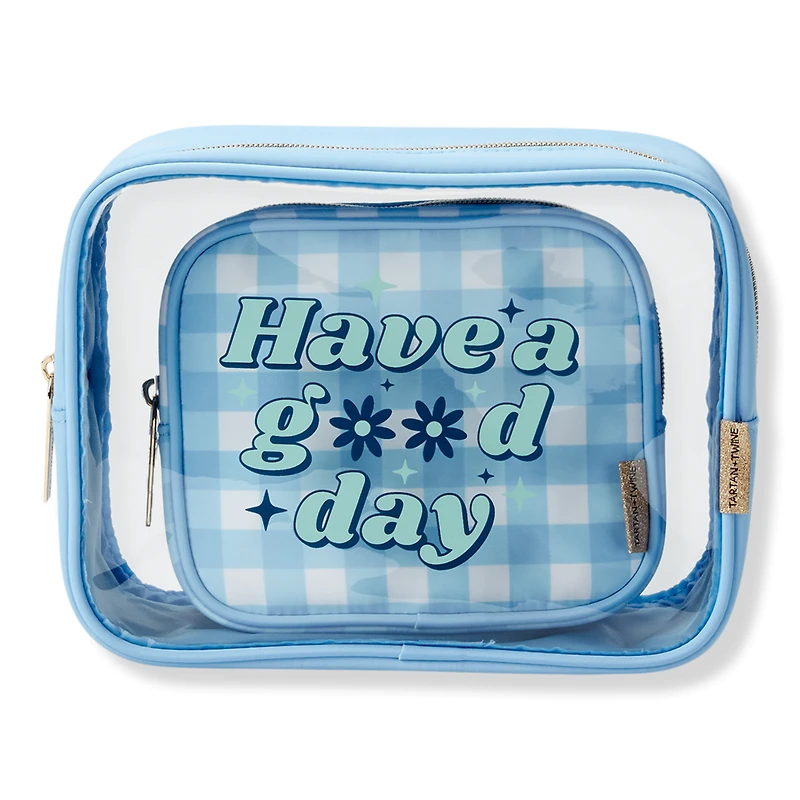 Tartan + Twine Checkered & Cheery 2 Piece Organizer Set