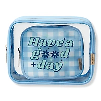 Tartan + Twine Checkered & Cheery 2 Piece Organizer Set