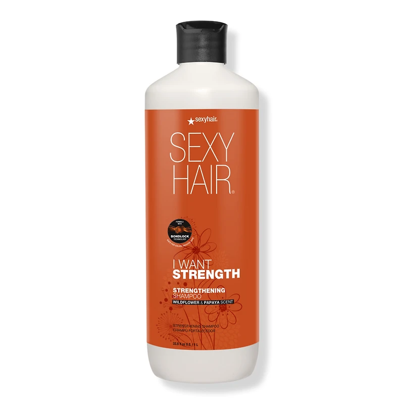 Sexy Hair I WANT STRENGTH Strengthening Shampoo - oz