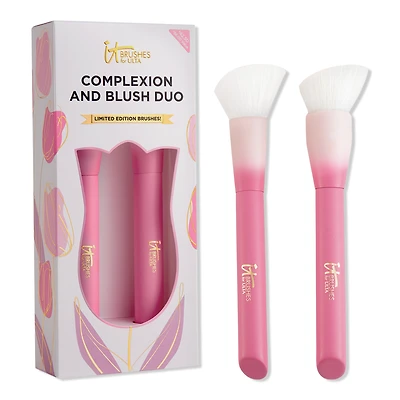 IT Brushes For ULTA Airbrush Limited Edition Complexion and Blush Duo Brush Set