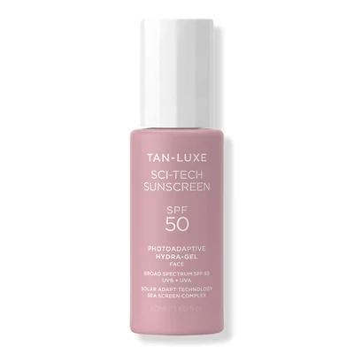 TAN-LUXE Sci-Tech Sunscreen Photoadaptive Hydra-Gel Face SPF 50