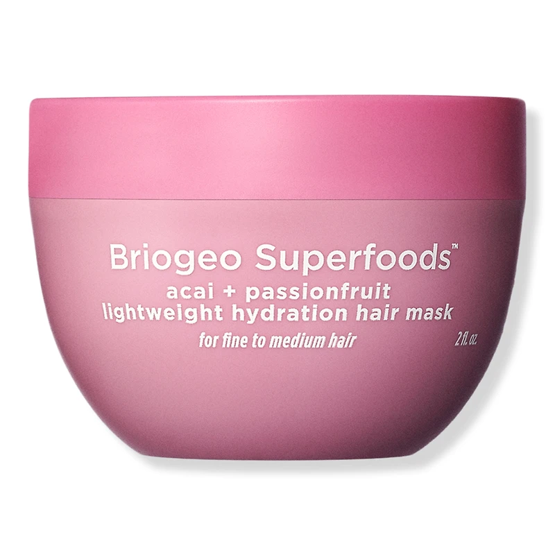 Briogeo Travel Size Superfoods Acai + Passionfruit Lightweight Hydration Hair Mask