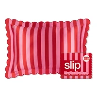 Slip Pure Silk Queen Pillowcase with Scalloped Edge - Sunshade