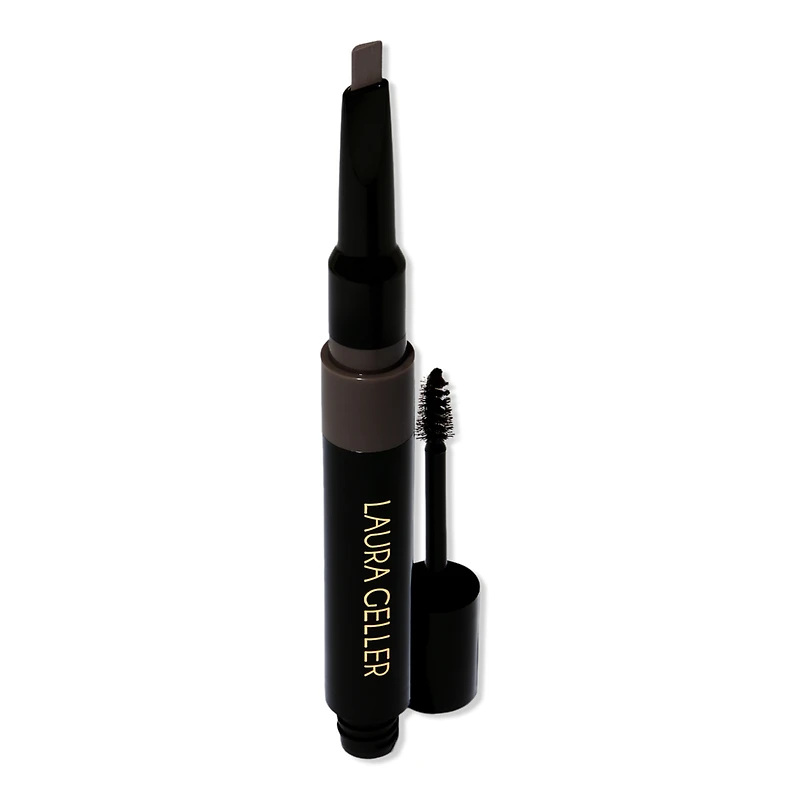 LAURA GELLER Sculpt-n-Stay Waterproof Brow Pencil & Gel - Dark Brown