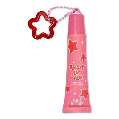 Sweet & Shimmer Baby Pink Glossy Lip Balm