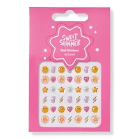 Sweet & Shimmer Nail Art Stickers