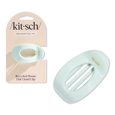 Kitsch Small Cloud Flat Claw Clip - Sage Leaf