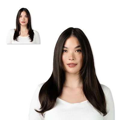 Locks & Mane 16" Clip-in Human Hair Extensions