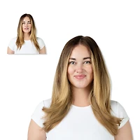 Locks & Mane 16" Clip-in Human Hair Extensions