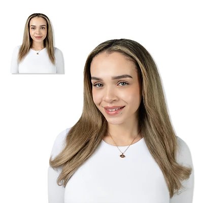 Locks & Mane 16" Clip-in Human Hair Extensions