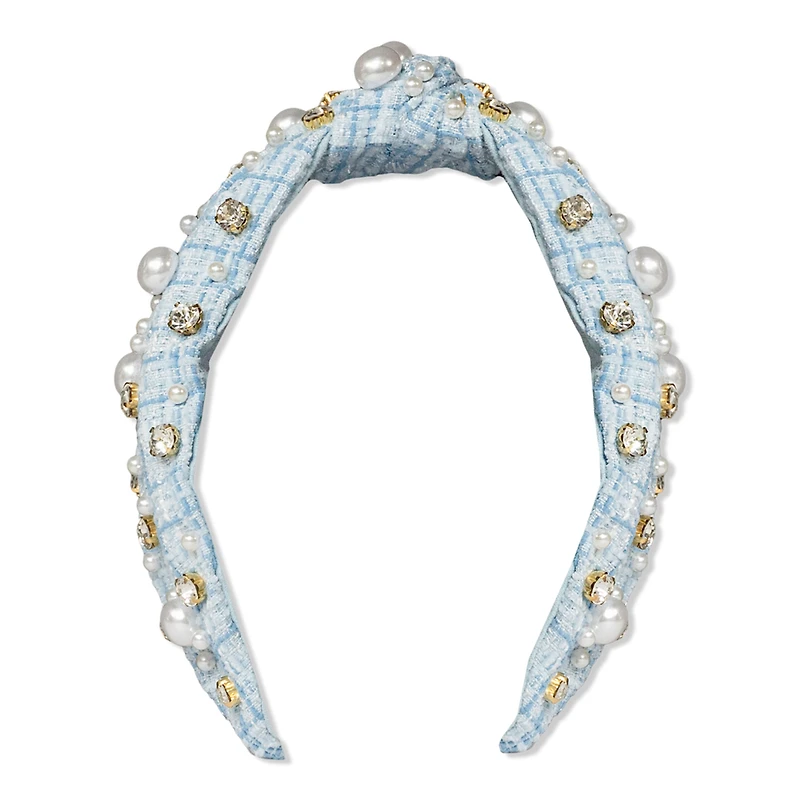 Locks & Mane Plaid Pearl Headband