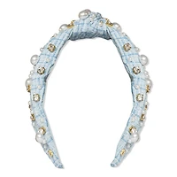 Locks & Mane Plaid Pearl Headband