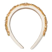 Locks & Mane Amber Jewel Floral Headband