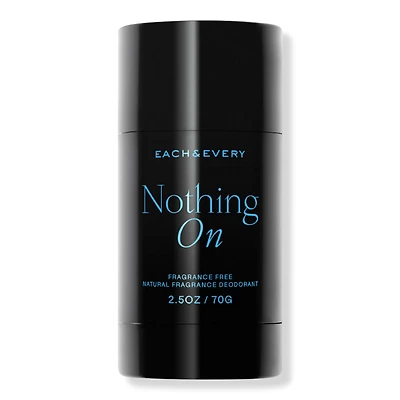 Each & Every Nothing On Fragrance Free Natural Fragrance Deodorant