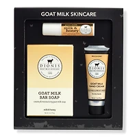 Dionis Milk & Honey Bar Soap, Lip Balm, Hand Cream Gift Set