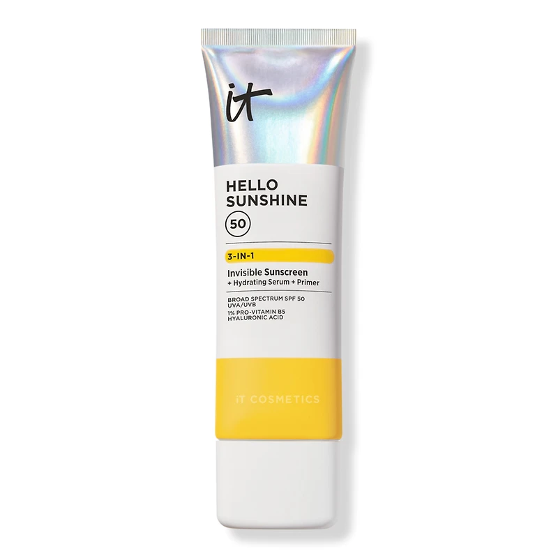 IT Cosmetics Hello Sunshine Invisible Sunscreen For Face SPF 50 - oz