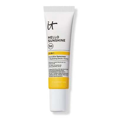 IT Cosmetics Hello Sunshine Invisible Sunscreen Face SPF 50 - oz