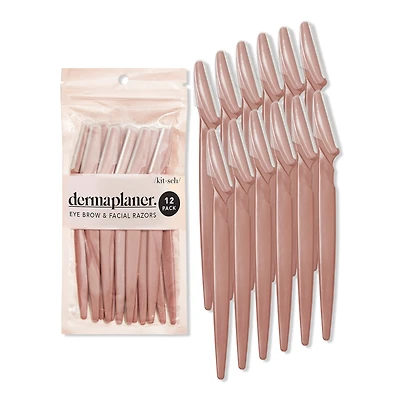 Kitsch Recycled Plastic Dermaplaner 12 Piece Set - Terracotta