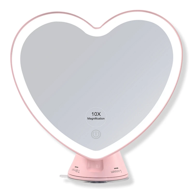 Impressions Vanity Sweetheart 10x Magnified LED Mirror