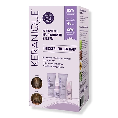 Keranique Botanical Hair Growth System for Thicker, Fuller Hair