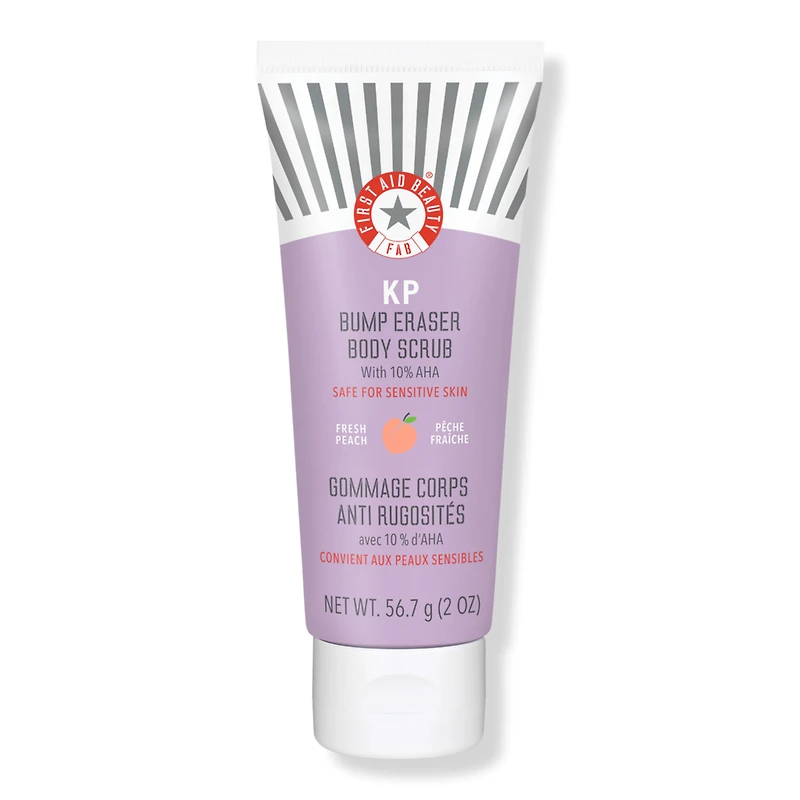 First Aid Beauty Travel Size KP Bump Eraser Body Scrub Fresh Peach