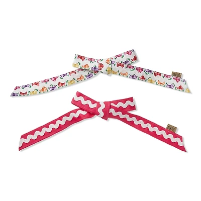 Scunci Wicked Munchkinland Skinny Bow Barrettes