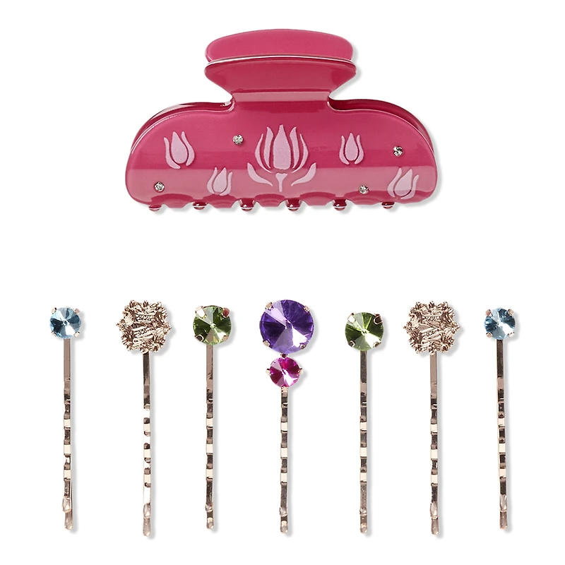 Scunci Wicked Munchkinland Claw Clip/Bobby Pins